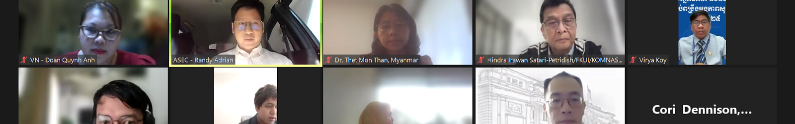 6th Quarterly Virtual Meeting ASEAN-U.S IPC Task Force 