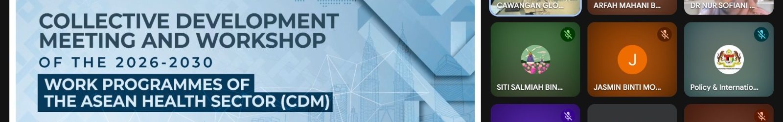 Mesyuarat Penyelarasan Jawatankuasa Kerja Bil.2/2026 Bagi Penganjuran Collective Development Meeting and Workshop for the Work Programmes of ASEAN Health Sector