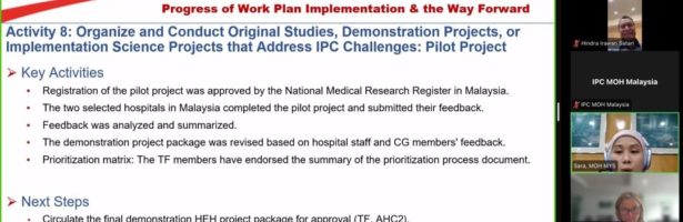 9th Quarterly Virtual Meeting of the ASEAN-US Infection Prevention and Control Task Force
